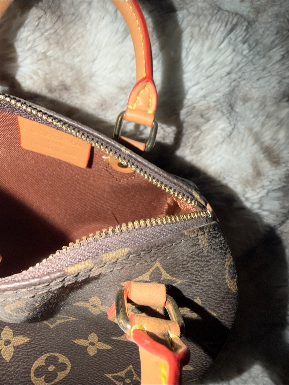 Vintage Monogram Mini Satchel in Brown and Tan - Picture 2 of 6